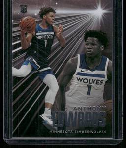 lot 31A image: Anthony Edwards RC 2021 Chronicles Essentials #203  Minnesota Timberwolves Basketball Card