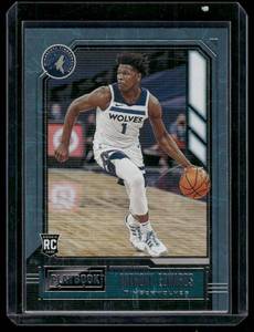 lot 151 image: Anthony Edwards RC 2020 Panini Chronicles Playbook #167  Minnesota Timberwolves Basketball Card