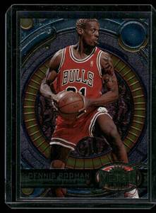lot 208 image: Dennis Rodman  1996 Metal Universe #107  Chicago Bulls Basketball Card