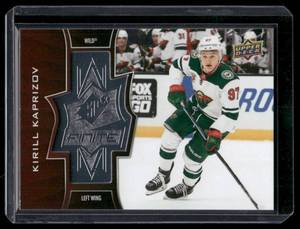 lot 219 image: Kirill Kaprizov RC 2020 Upper Deck SPx Finite #SF-41 14862999 Minnesota Wild Hockey Card