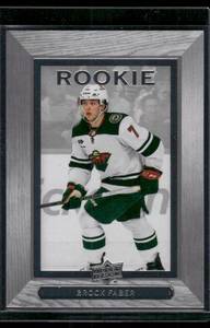 lot 222 image: Brock Faber RC 2023 Upper Deck 2003-04 Beehive #BH-33  Minnesota Wild Hockey Card