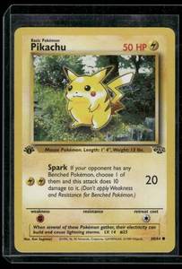 lot 307 image: Pikachu 1st Edition    #60   Pokemon Card