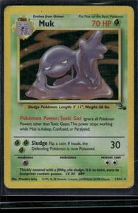 lot 309 image: Muk Rare Holo    #13   Pokemon Card