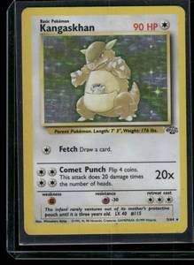 lot 310 image: Kangaskhan Rare Holo    #5   Pokemon Card