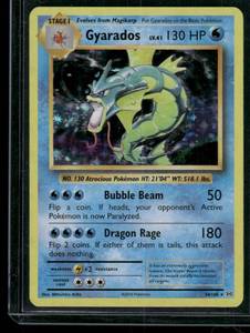 lot 311 image: Gyarados Rare Holo    #34   Pokemon Card