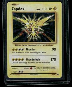 lot 313 image: Zapdos Rare Holo    #42   Pokemon Card