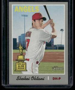 lot 88A image: Shohei Ohtani Rookie Cup 2019 Ropps Heritage #430 Baseball Card