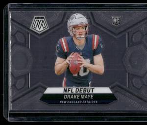 lot 106A image: Drake Maye RC 2024 Mosaic #273 Rookie Football Card