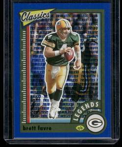 lot 117A image: Brett Favre 125 2022 Classics #104 numbered 078125 Football Card