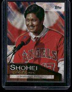 lot 128A image: Shohei Ohtani 2019 Topps #SO-3 Baseball Card