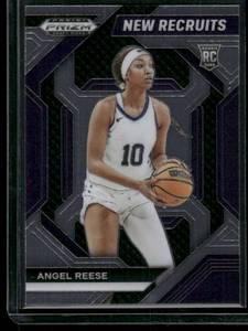 lot 146A image: Angel Reese RC 2024 Prizm Drafr Picks #24 Rookie WNBA Basketball Card