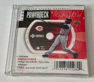 lot 55A image: Ken Griffey Jr 2000 Power Deck Digital Trading Card CD Baseball