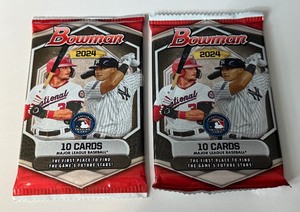 lot 137A image: 2024 Bowman Baseball 2 Pack Lot
