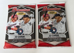 lot 139A image: 2024 Bowman Baseball 2 Pack Lot