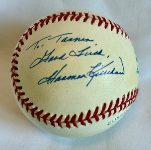 lot 16B image: Harmon Killebrew Signed Baseball With JSA COA - Rawlings OALB Brown Ball - Minnesota Twins Baseball