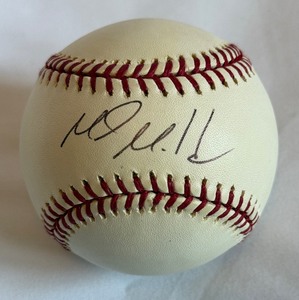 lot 305A image: Mark Mulder Signed Baseball Rawlings OMLB Selig Ball with Case