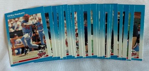 lot 316A image: 1987 Fleer Minnesota Twins Team Card Set