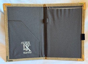 lot 303A image: Super Bowl IX 1975 Vintage Notebook - Football