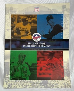 lot 66B image: Kirby Pickett Hall of Fame Induction 2001 Official Program - Minnesota Twins Baseball