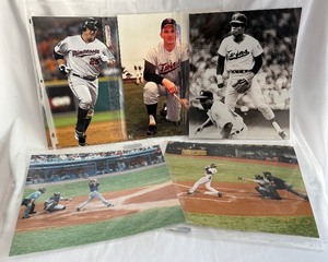 lot 74B image: (5) Minnesota Twins Baseball 8x10 Photos - Carew, Killebrew, Hunter, Morneau, Thome