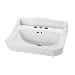 lot 47 image: Foremost Series 1920 19.125 in. L Pedestal Sink Basin in White Customer Returns See Pictures