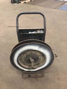 lot 9 image: Steel Banding Strapping Cart Customer Returns See Pictures