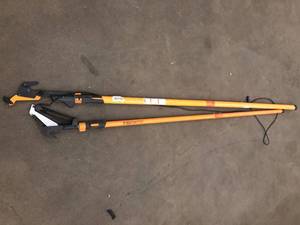 lot 12 image: Lot of Fiskars PowerLever 1-18 in. Cut Capacity Steel Saw Blade 15 in. Fiberglass Pole 14 ft. Tree Pruner  Customer Returns See Pictures