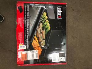 lot 26 image: Weber Genesis Grill 300 Series Rust-Resistant Griddle Insert  Customer Returns See Pictures