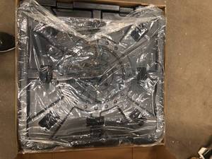 lot 59 image: Matte Black Umbrella Base Customer Returns See Pictures