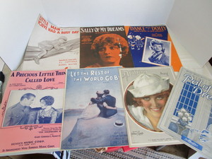 lot 41 image: Antique Sheet Music