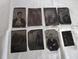 lot 56 image: Antique Tin Types