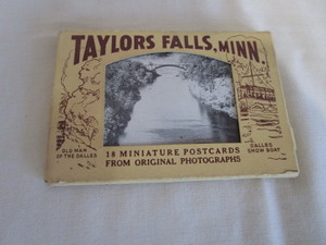 lot 62 image: Taylors Falls Miniature Postcards