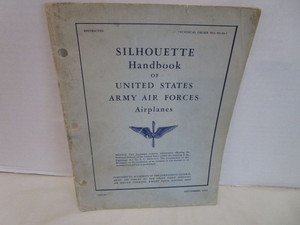 lot 66 image: Silhouette Handbook ArmyAir Force Planes