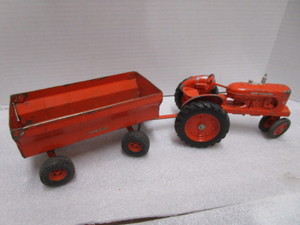 lot 15 image: AC WD-45 Toy Tractor and Wagon