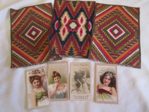 lot 37 image: Cigarette Cards & Doll House Rugs