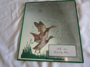 lot 73 image: Shaving Mirror, Rush City MN