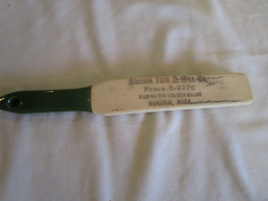 lot 74 image: Knife Sharpening Stone, Braham, MN