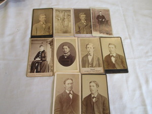 lot 85 image: Cartes de Visite Cards
