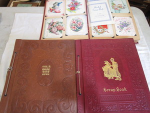 lot 95 image: Scrapbooks, 1940-50 Greeting Cards