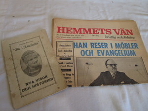 lot 96 image: Swedish Newspaper & Olle Book