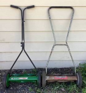 lot 88 image: Two Push Mowers - Craftsman 18 and Scotts 16