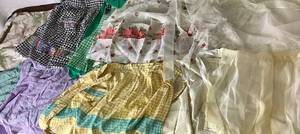 lot 79 image: Vintage Bundle of Aprons -Some with Lace, Some Embroidered