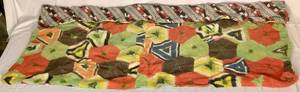 lot 126 image: Vintage Reversible Throw- CottonWool 64 x 32