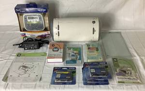 lot 59 image: Cricut Personal Electronic Cutter with Font Cartridge and Brother P-Touch PT-D2000 Label Maker