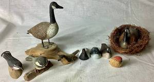 lot 72 image: Handcrafted Bird Collection