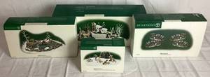lot 288 image: Dept 56 Village Accessories -  Mountain Bundle 4 Boxes