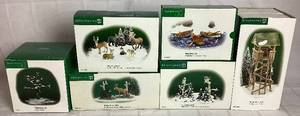 lot 300 image: Dept 56 Village Accessories - Outdoor Bundle