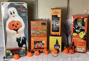 lot 108 image: Halloween Light Up Dcor Assortment