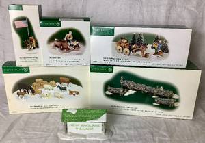 lot 274 image: Dept 56 New England Village Series Accessories - Town People & Farm Animals