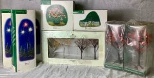 lot 294 image: Dept 56 Village Accessories - Celebrting the Seasons